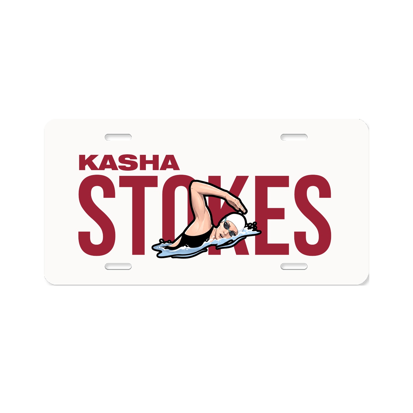 License Plate — Player Name in Classic