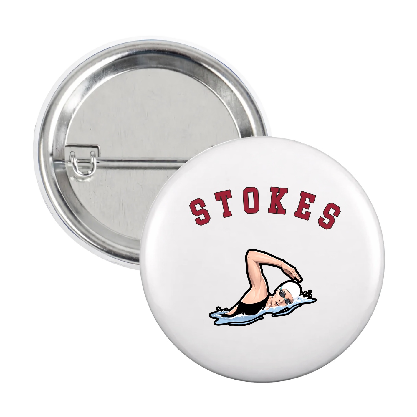Game Day Button — Shirsey Arch in White