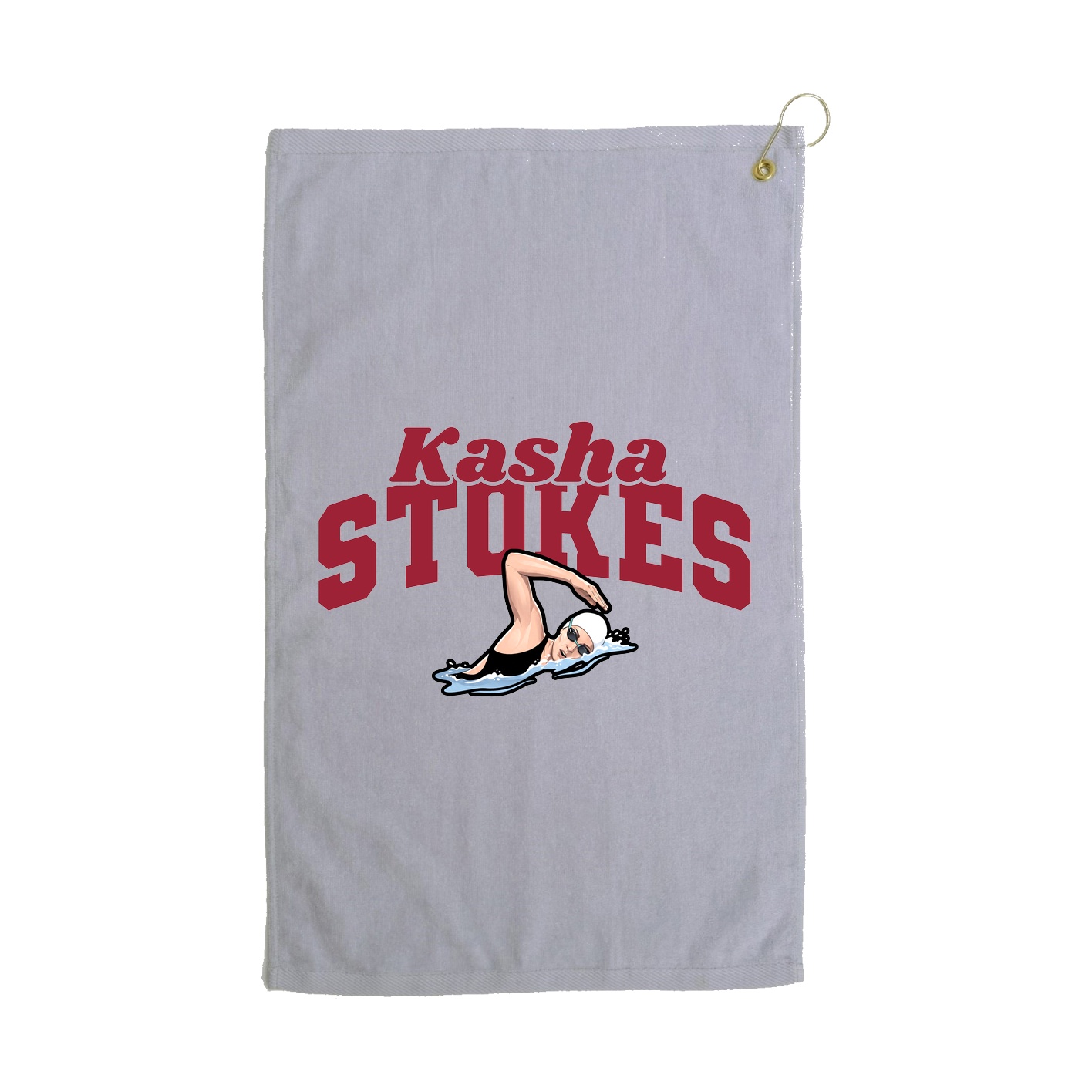 Golf Towel — Signature Arch in Grey