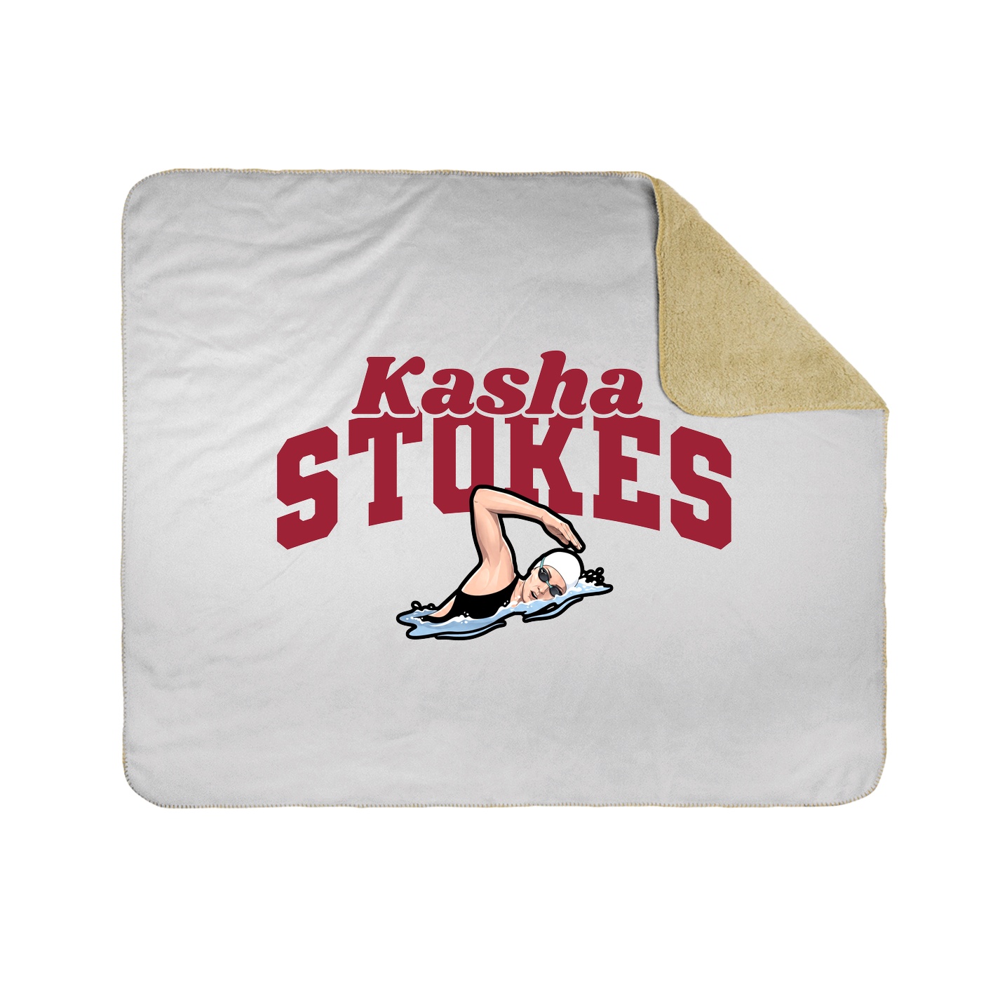 Throw Blanket — Signature Arch in White