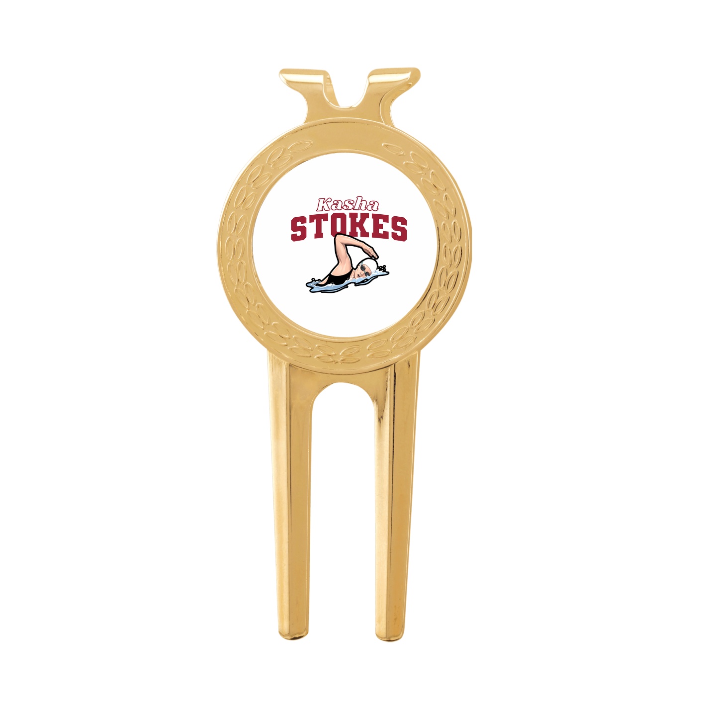 Divot Tool with Ball Marker — Name Arch in Classic