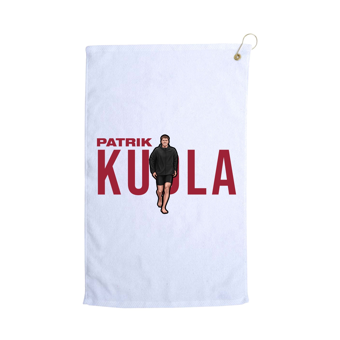 Golf Towel — Player Name in White