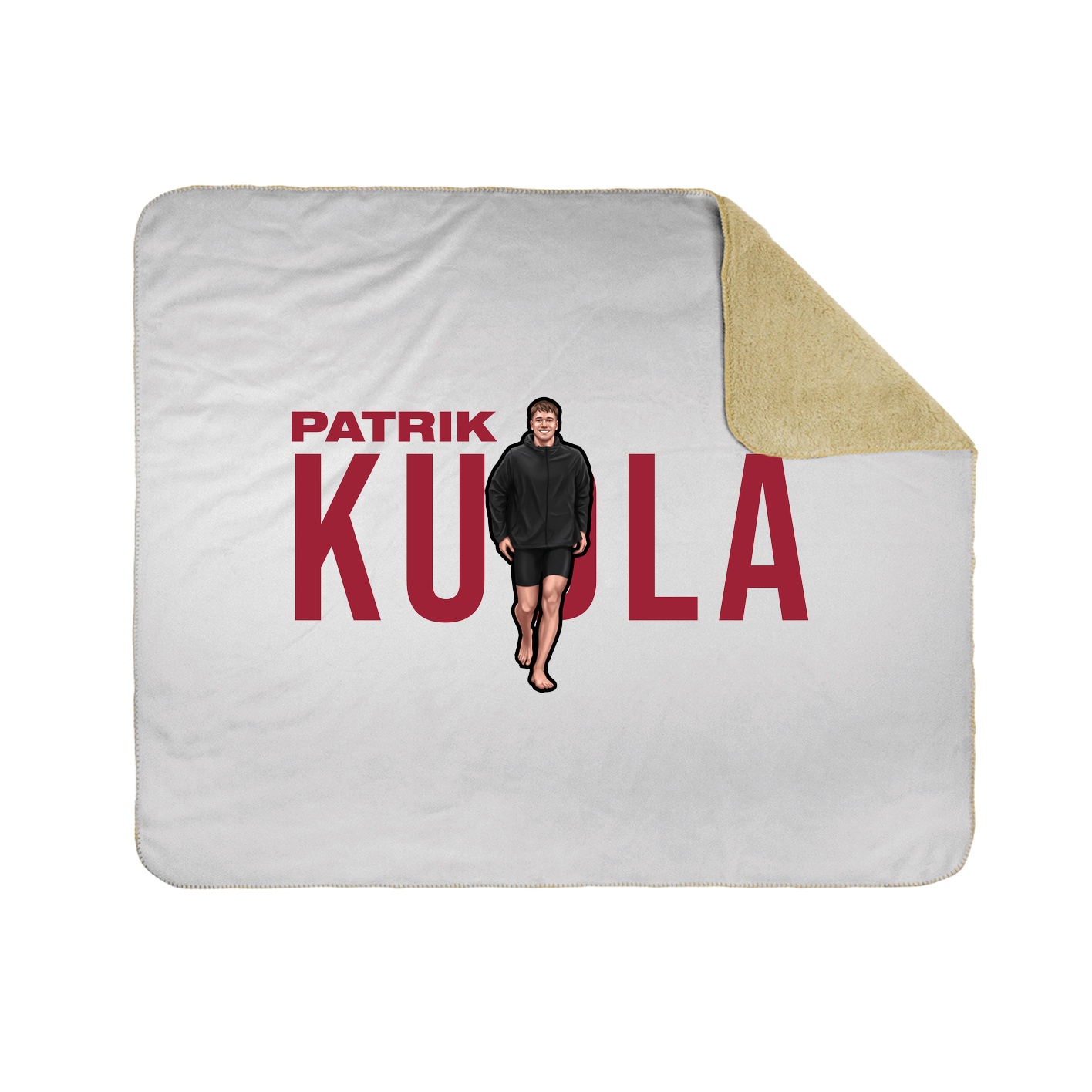Throw Blanket — Player Name in White