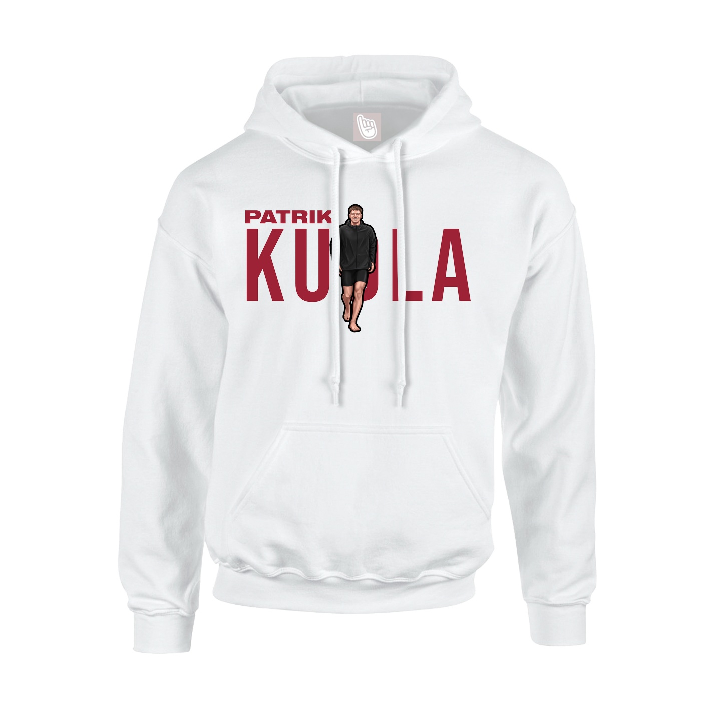 Youth Hoodie — Player Name in White