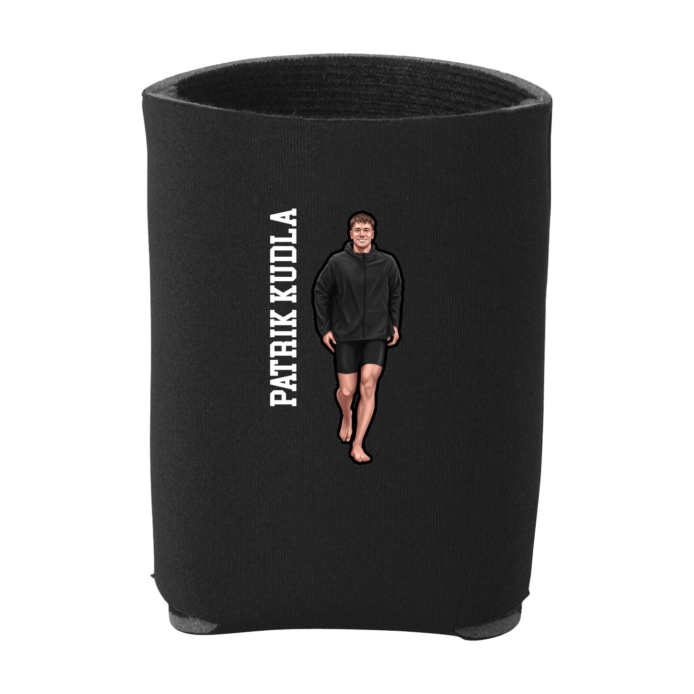 Can Holder — Name Vertical in Black