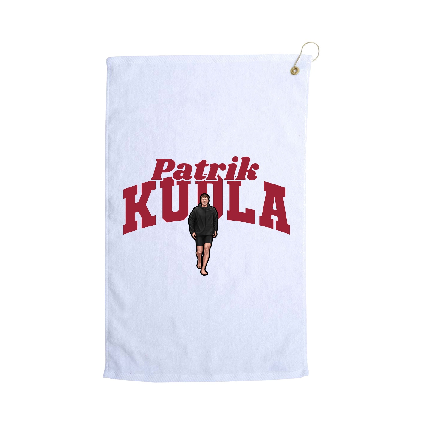 Golf Towel — Signature Arch in White