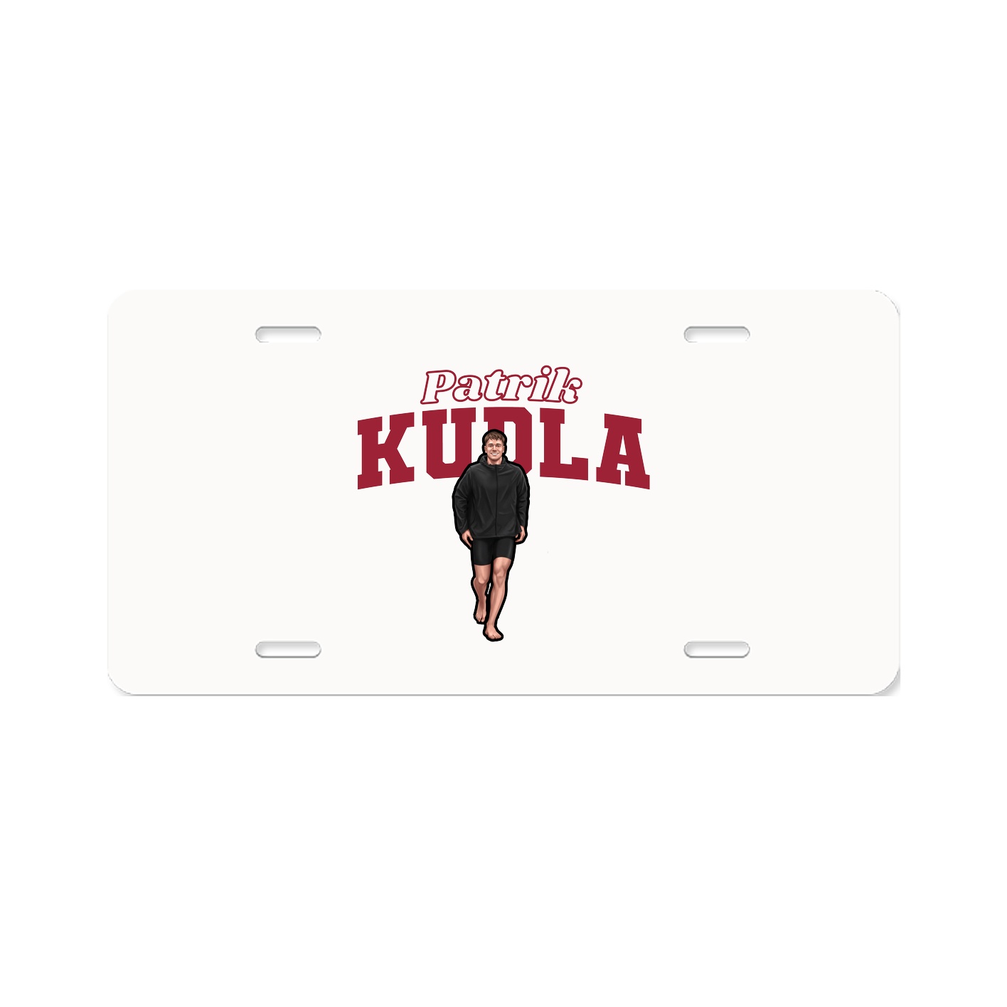 License Plate — Name Arch in Classic