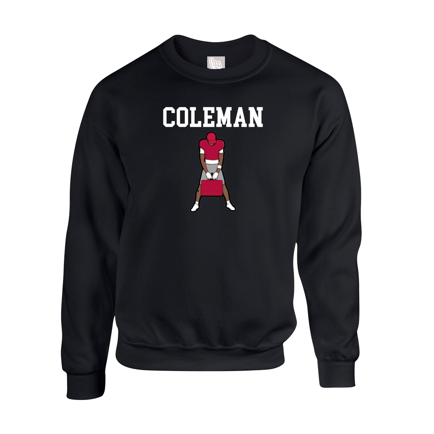 Fleece Crew — Shirsey in Black