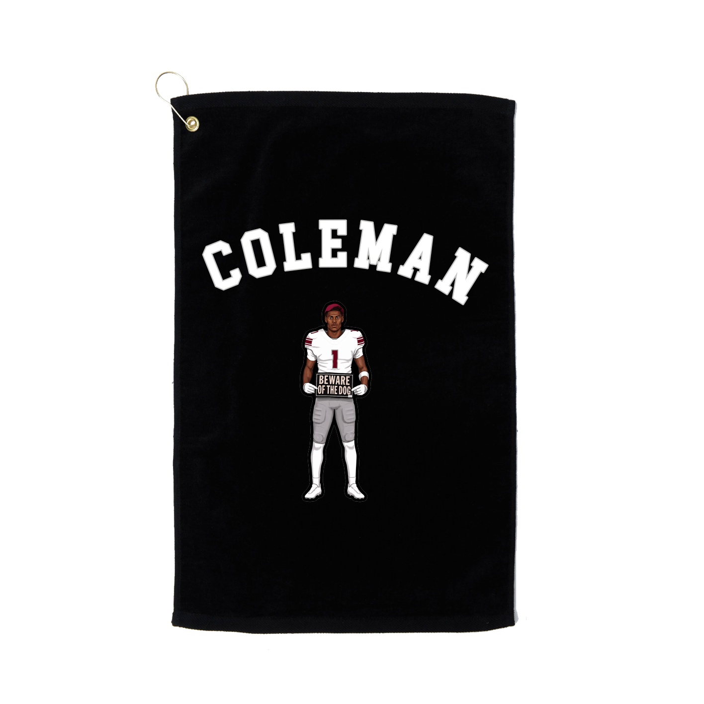 Golf Towel — Shirsey Arch in Black