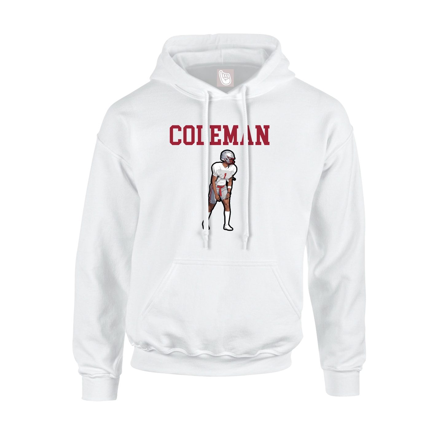 Hoodie — Shirsey in White