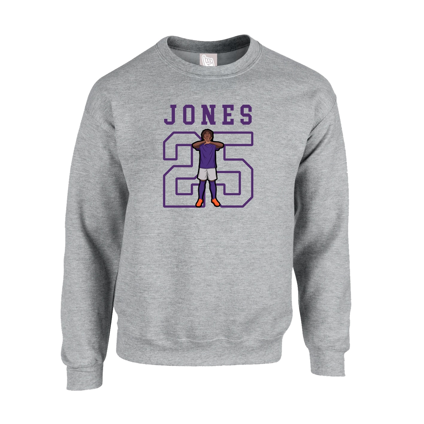 Fleece Crew — Shirsey in Grey