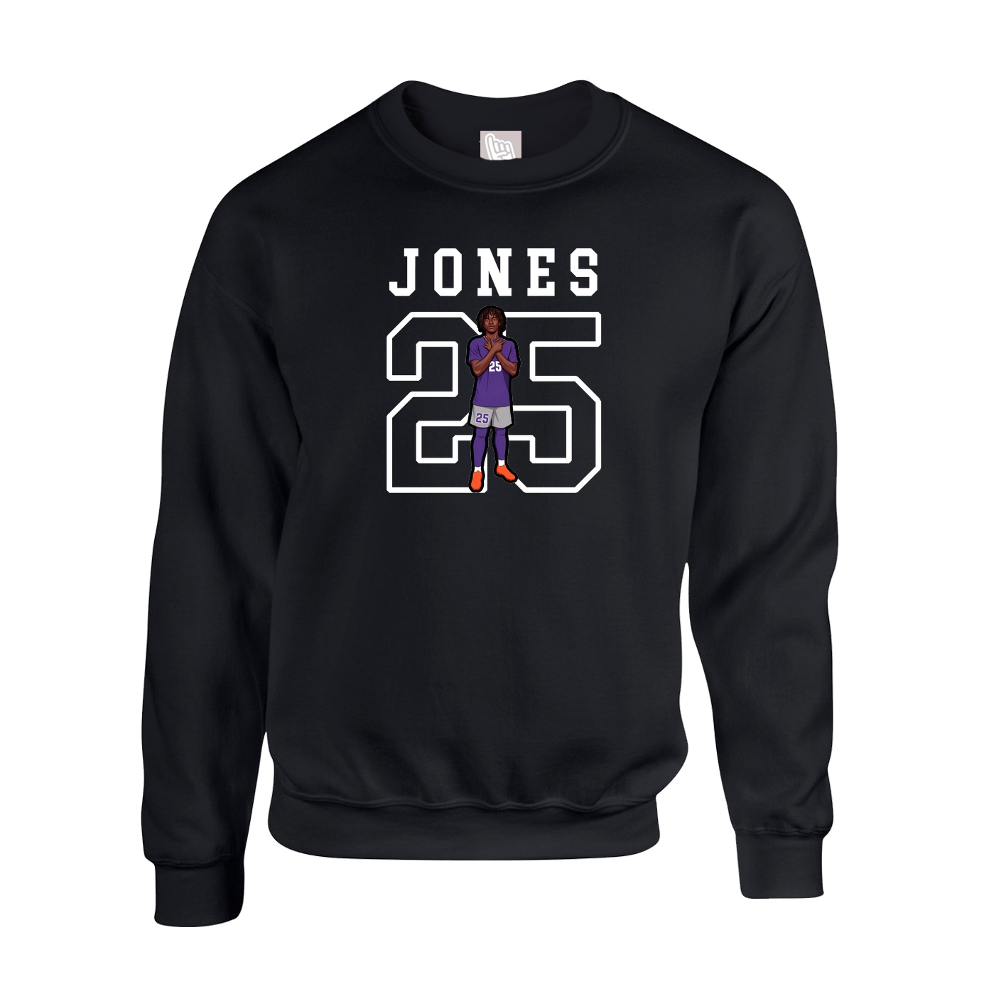 Fleece Crew — Shirsey in Black