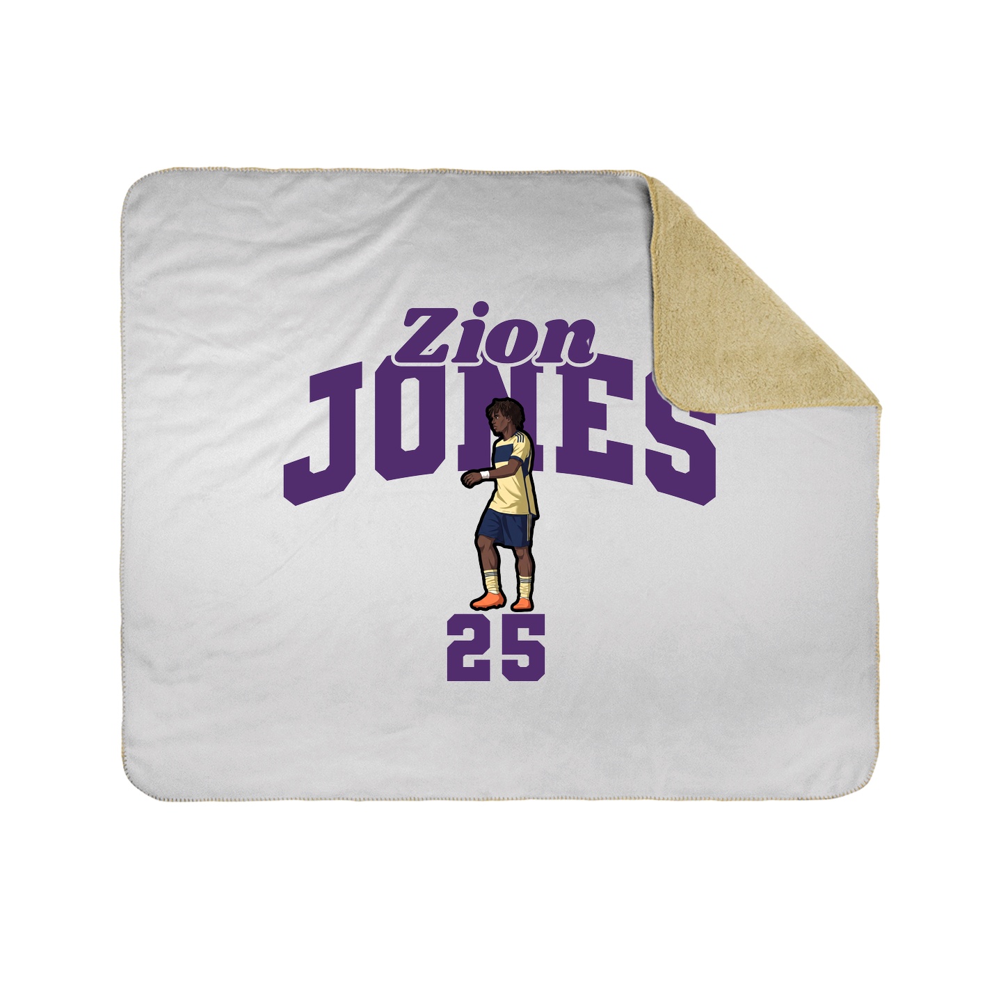 Throw Blanket — Signature Arch in White