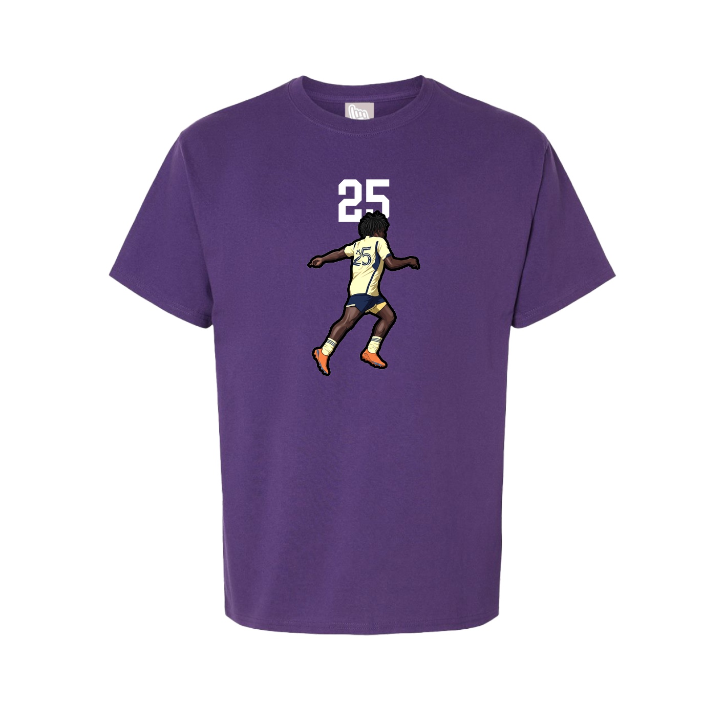 Youth Tee — Number Top in Purple