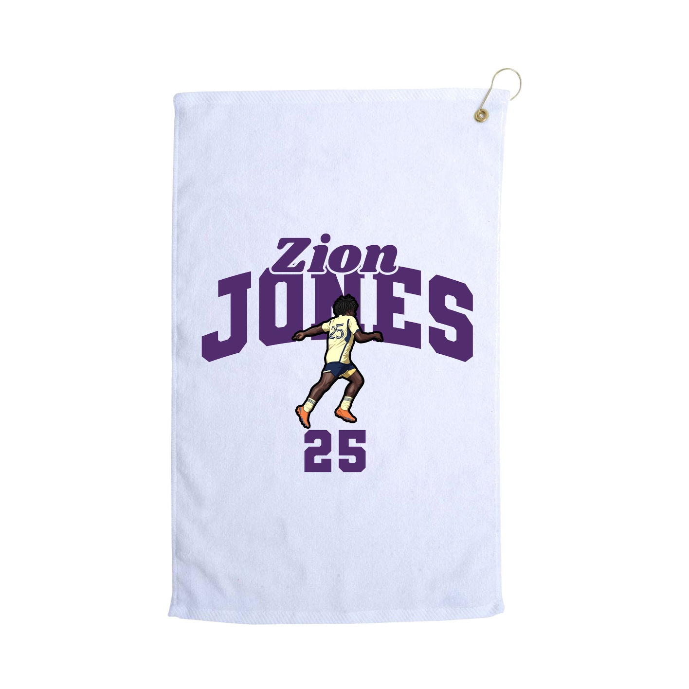 Golf Towel — Signature Arch in White