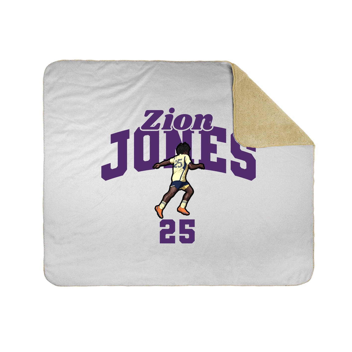 Throw Blanket — Signature Arch in White