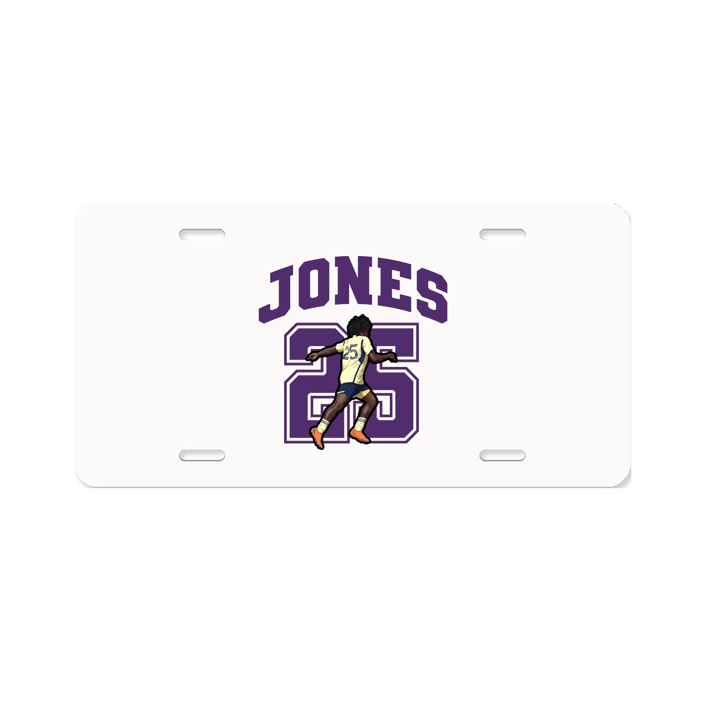 License Plate — Number in Classic