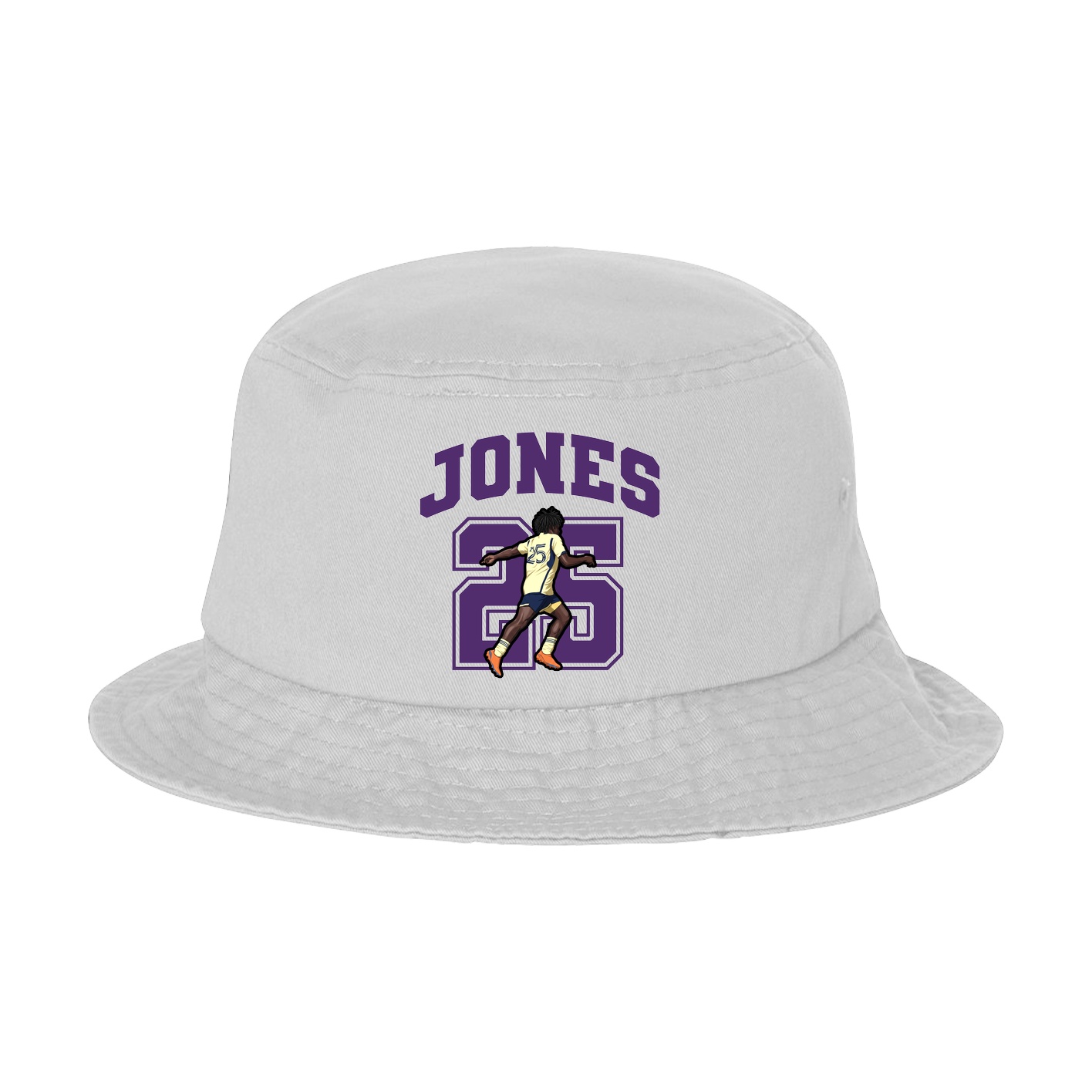 Bucket Cap — Number in White