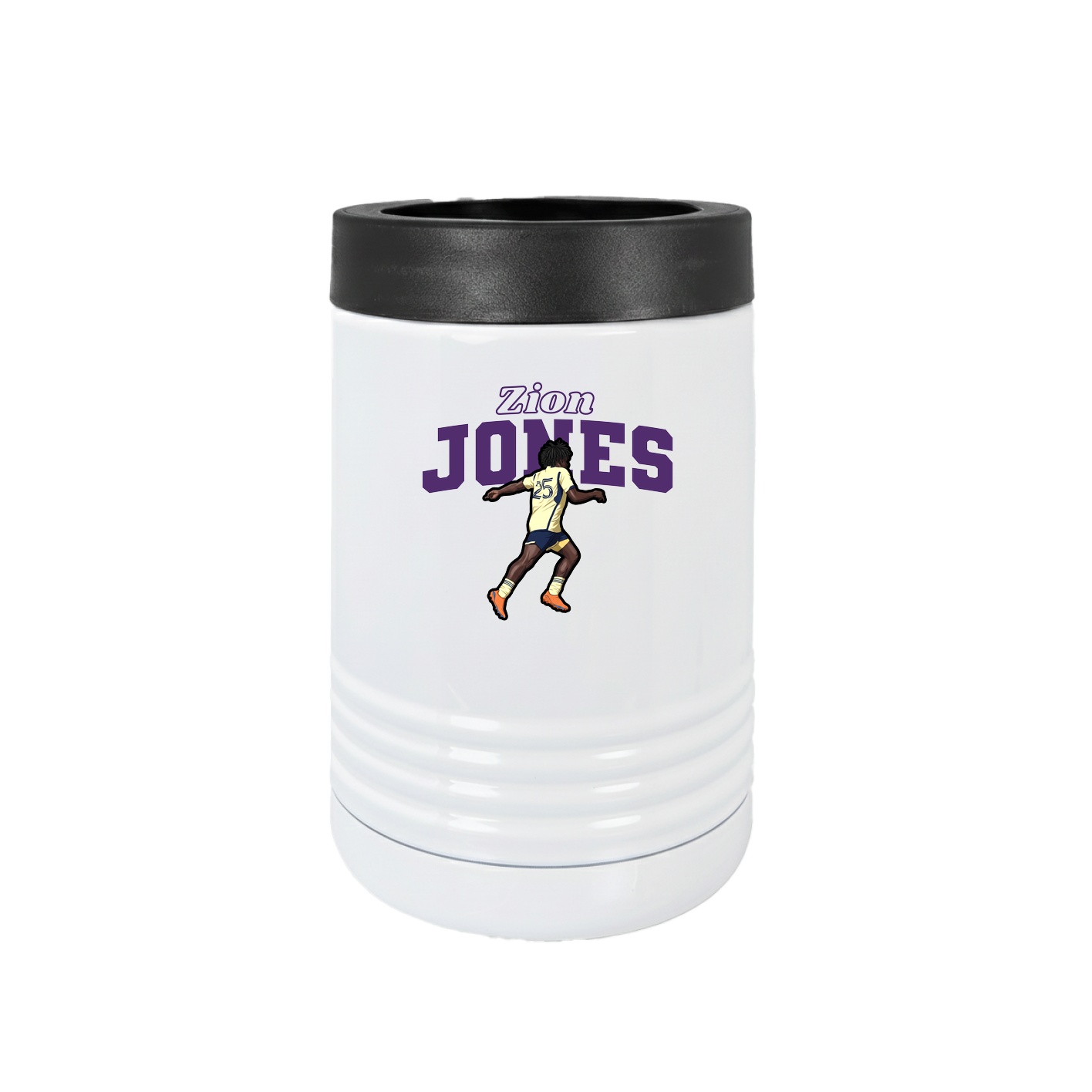 Beverage Holder — Name Arch in White