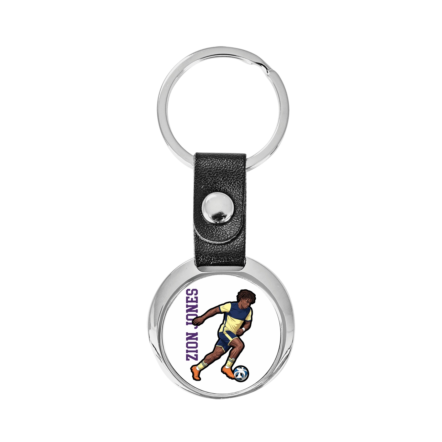 Key Chain — Name Vertical in Classic