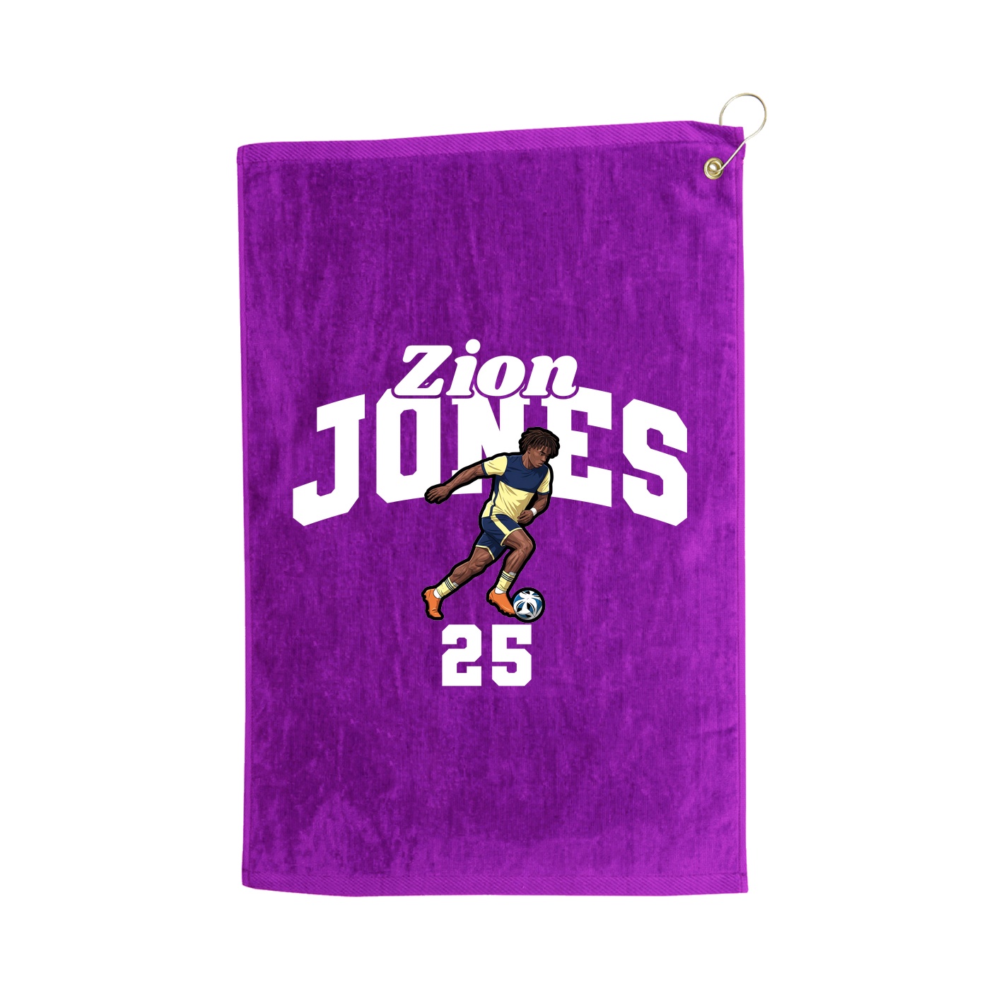 Golf Towel — Signature Arch in Purple