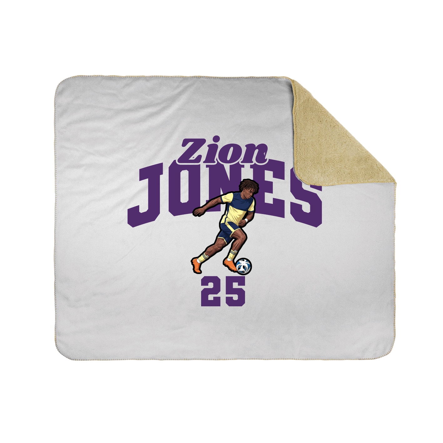 Throw Blanket — Signature Arch in White