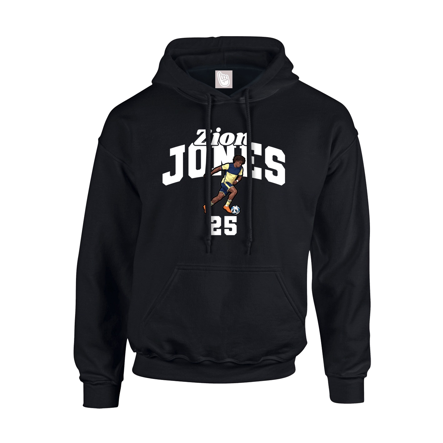 Hoodie — Signature Arch in Black