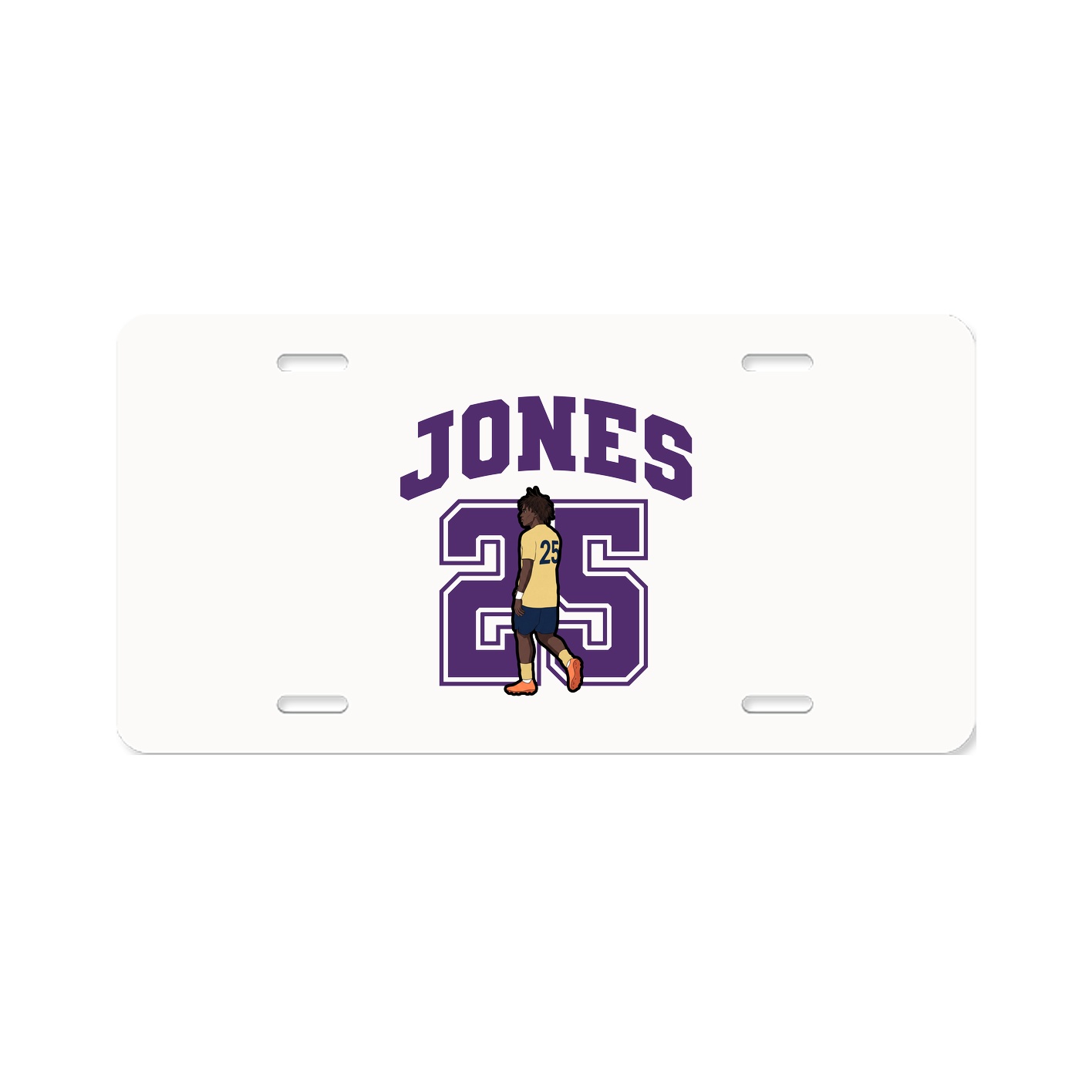 License Plate — Number in Classic
