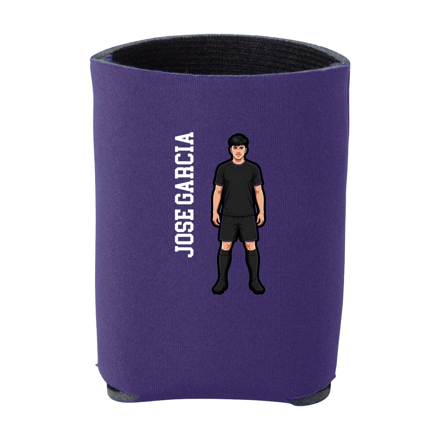 Can Holder — Name Vertical in Purple