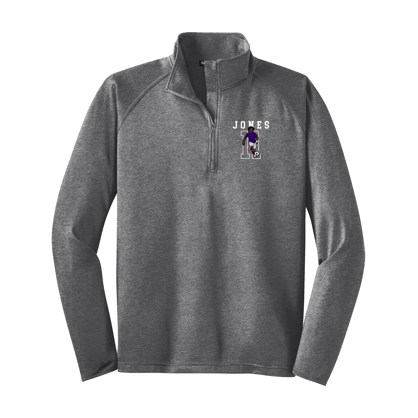 Q-Zip Pullover — Shirsey in Grey