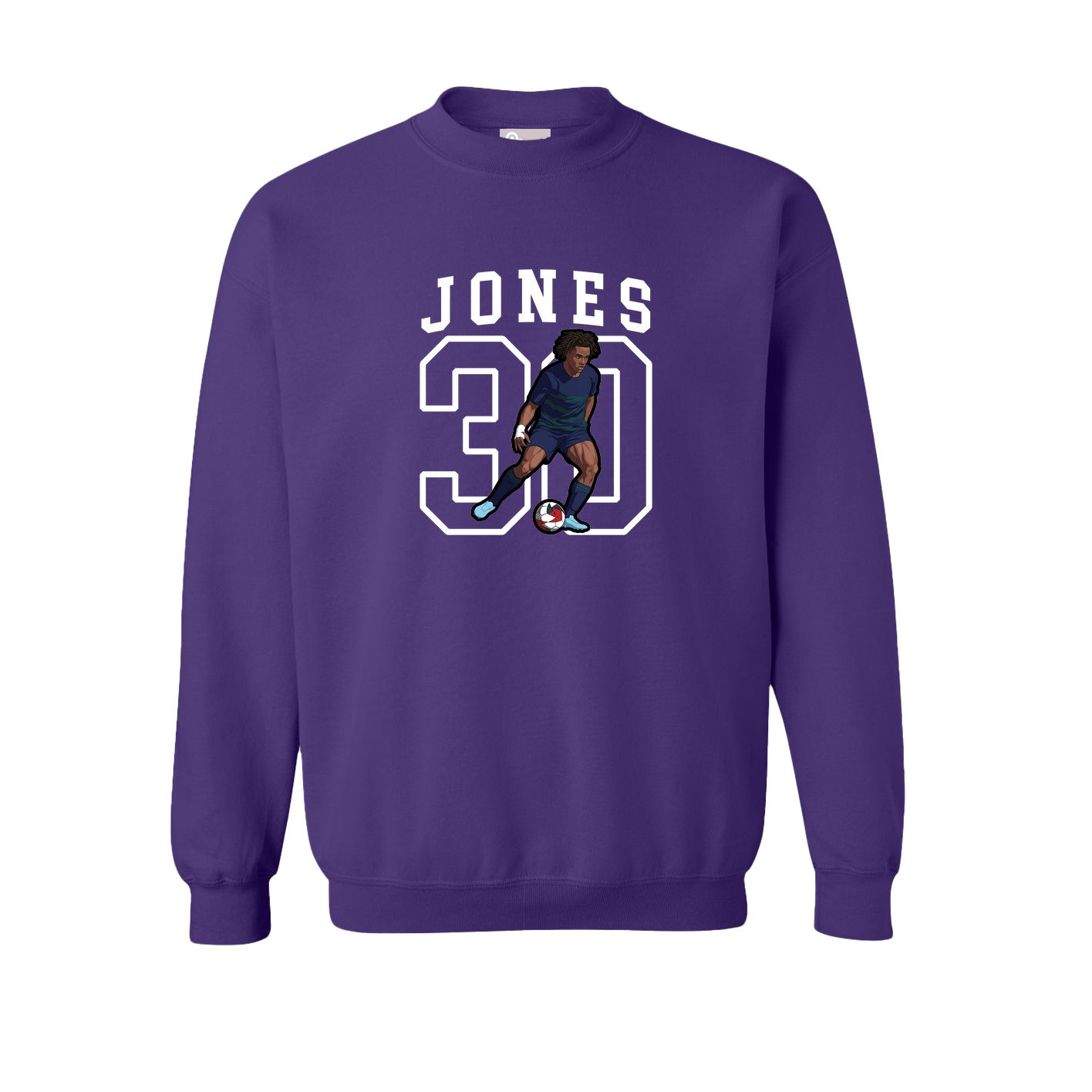 Fleece Crew — Shirsey in Purple
