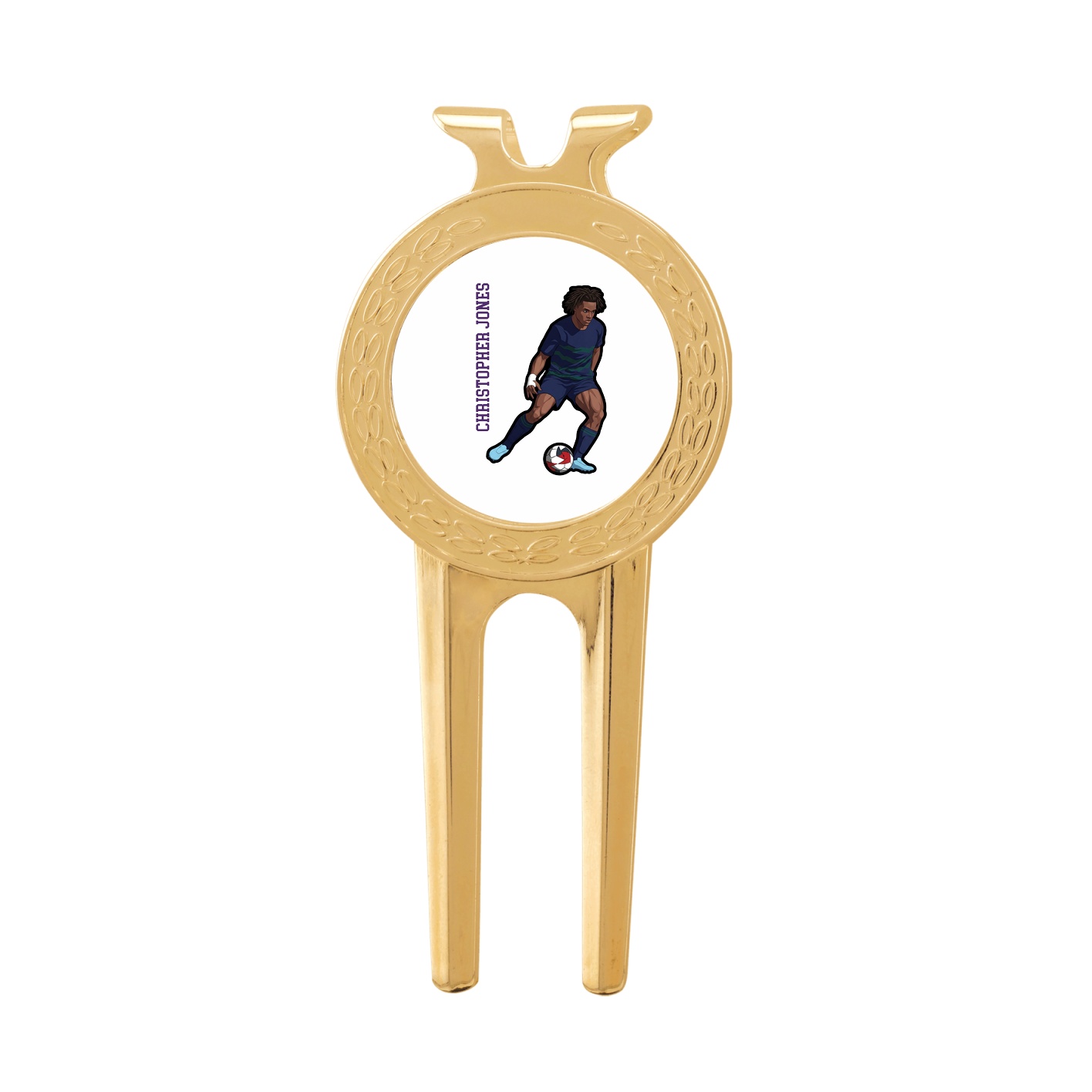 Divot Tool with Ball Marker — Name Vertical in Classic