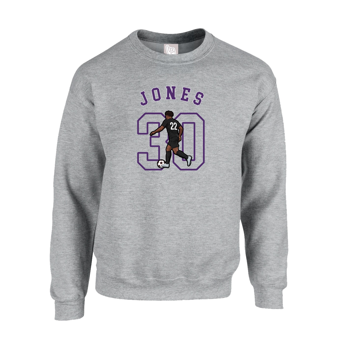 Fleece Crew — Shirsey Arch in Grey
