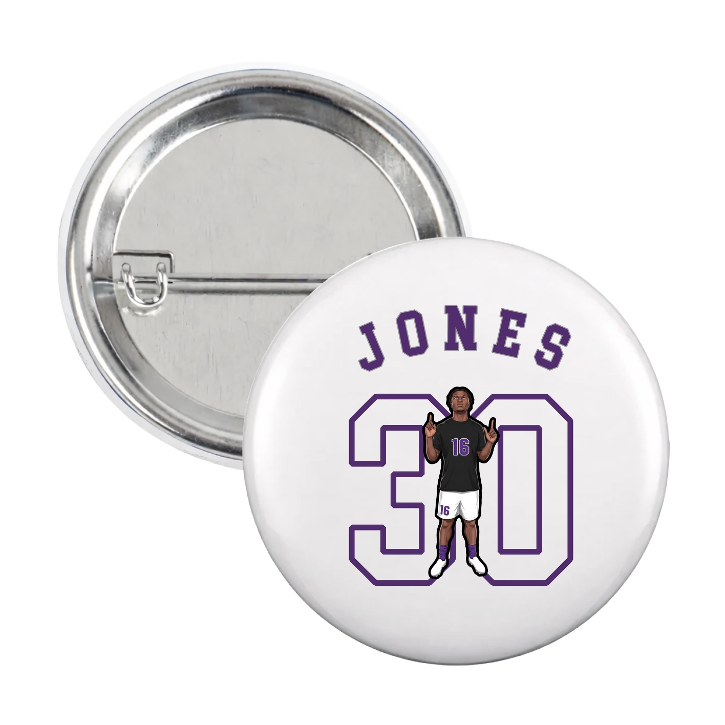 Game Day Button — Shirsey Arch in White