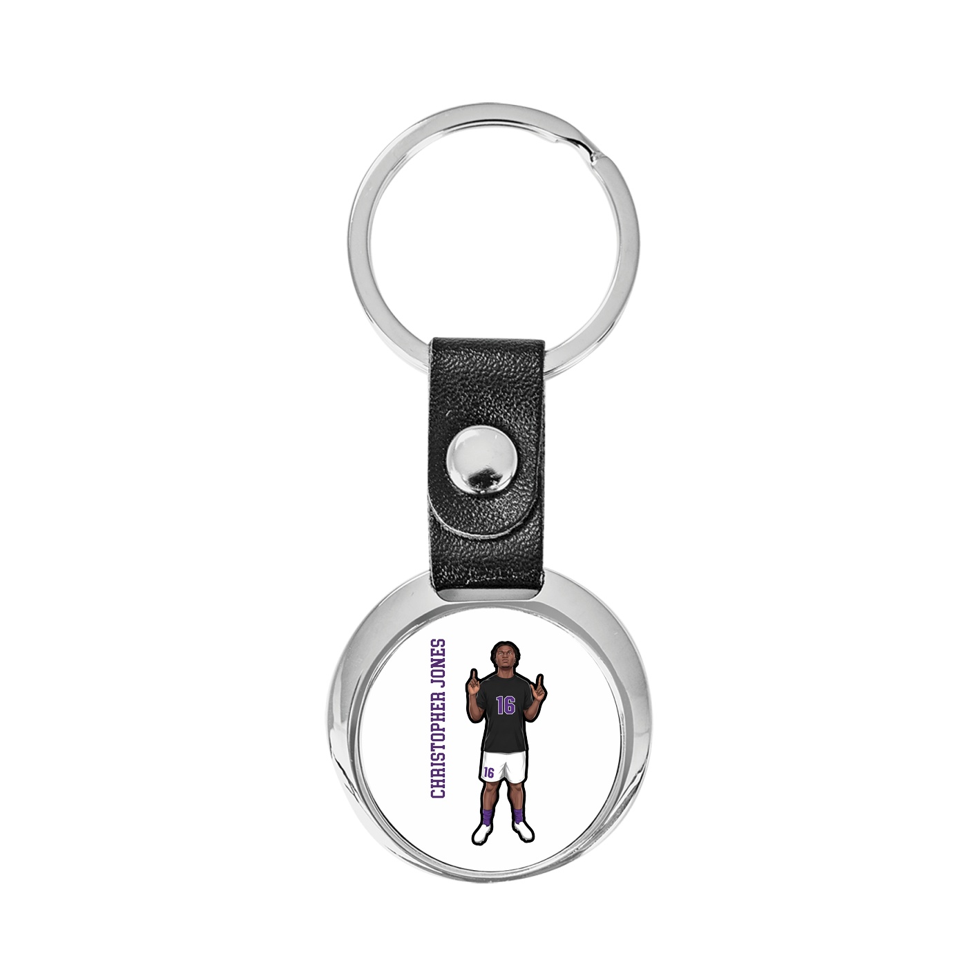 Key Chain — Name Vertical in Classic