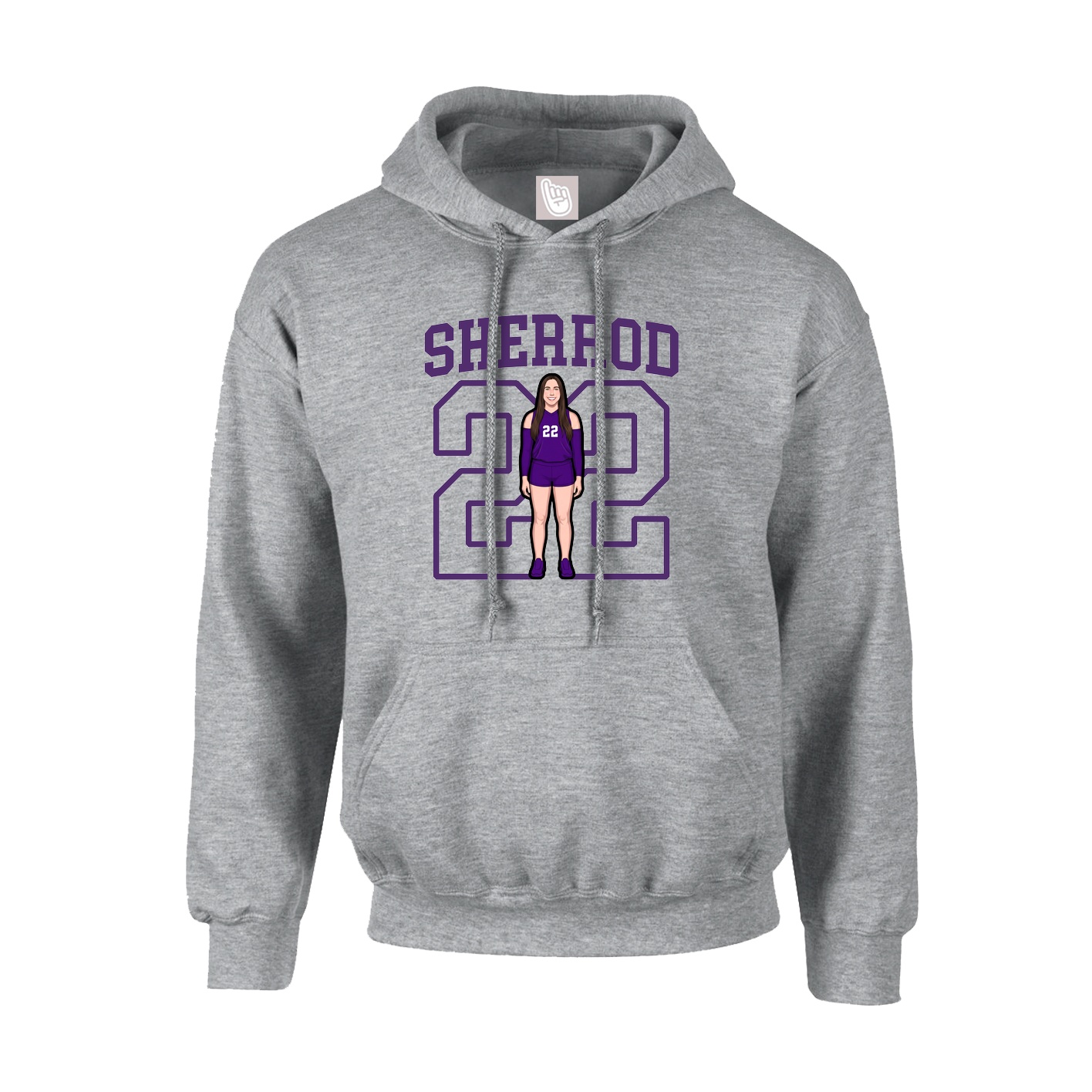 Hoodie — Shirsey in Grey