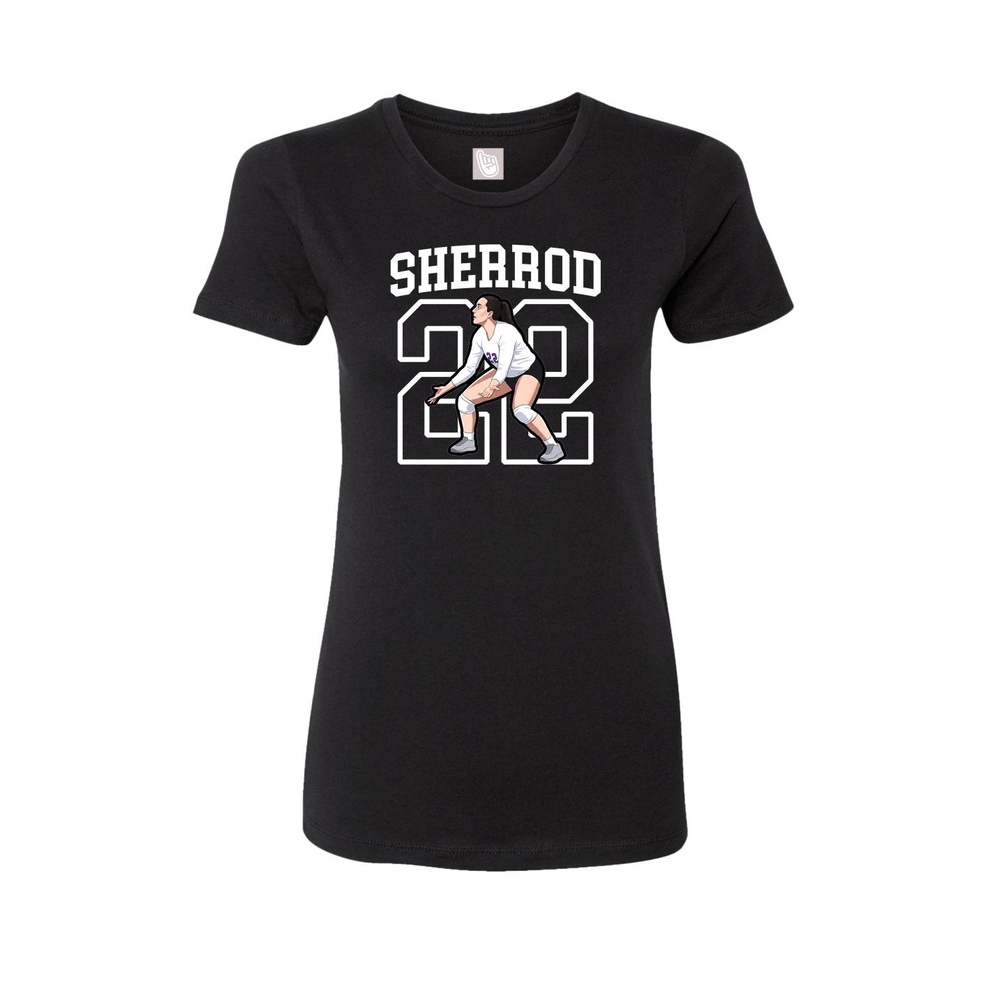 Fitted Women's Tee — Shirsey in Black