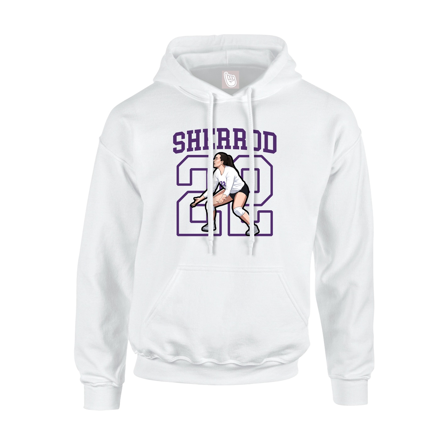 Hoodie — Shirsey in White