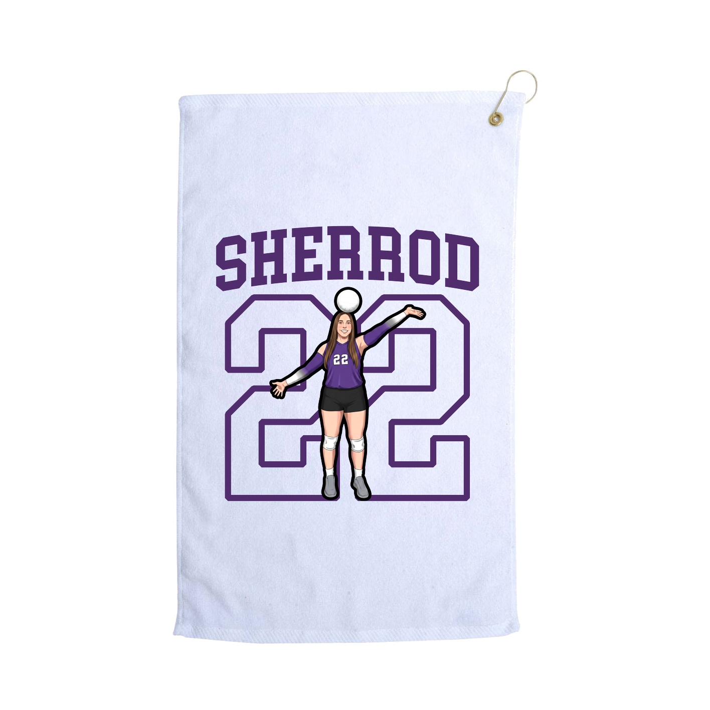Golf Towel — Shirsey in White