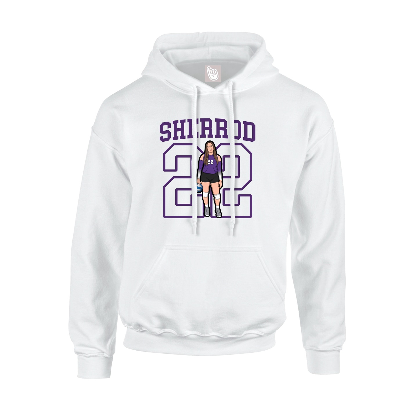 Youth Hoodie — Shirsey in White