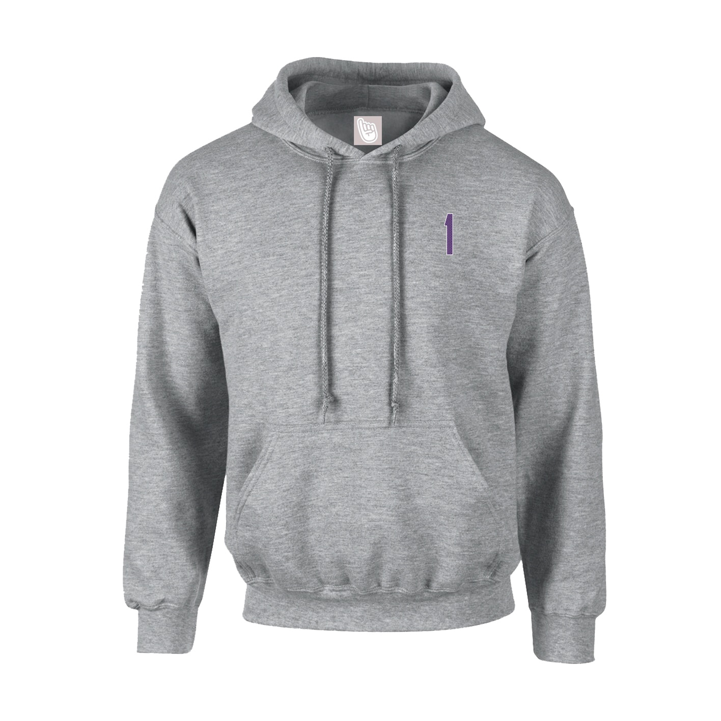 Youth Hoodie — Front Shirsy in Grey