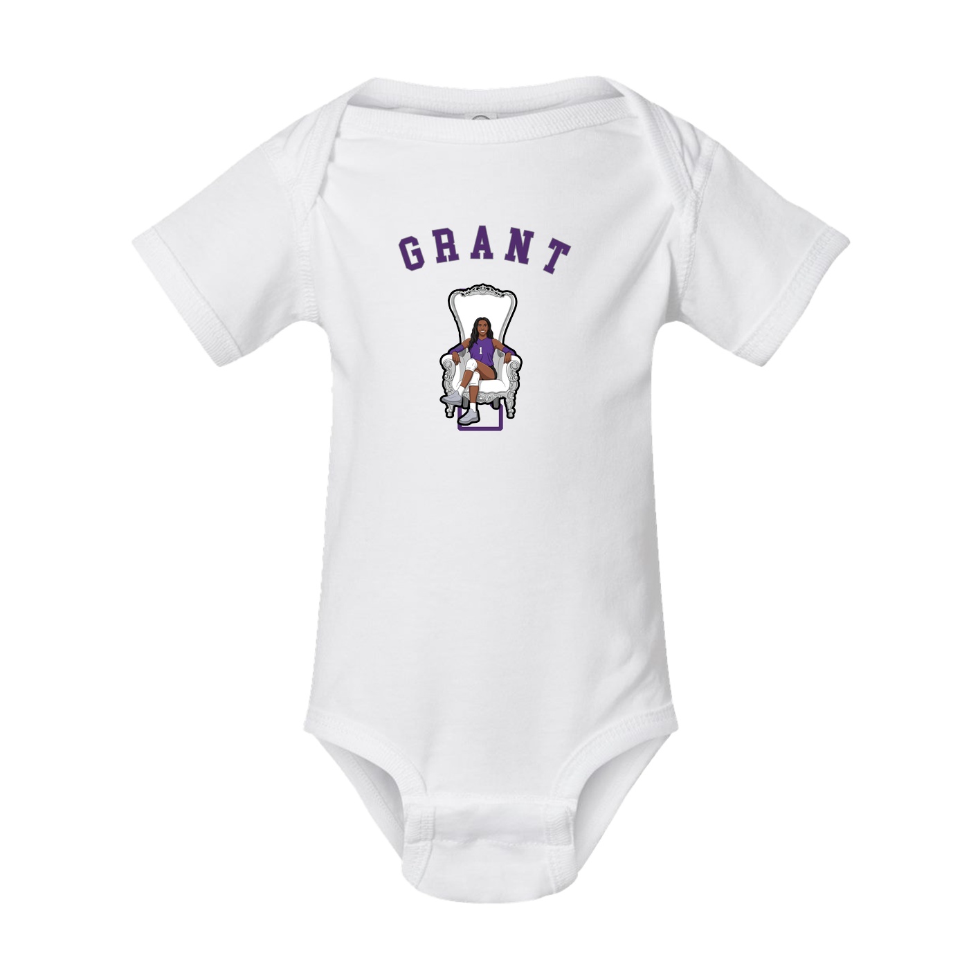 Baby Onesie — Shirsey Arch in White