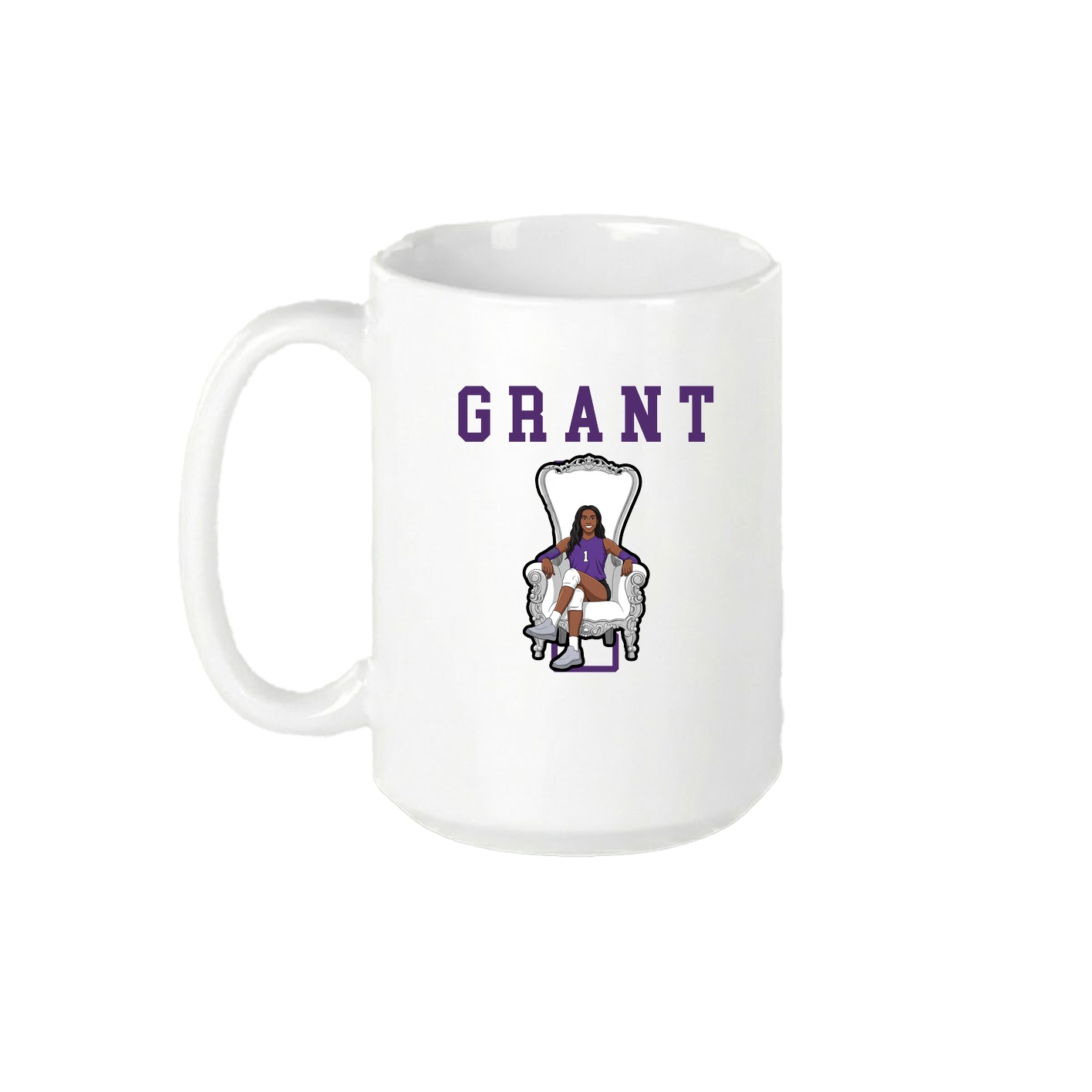 15oz Coffee Mug — Shirsey in White