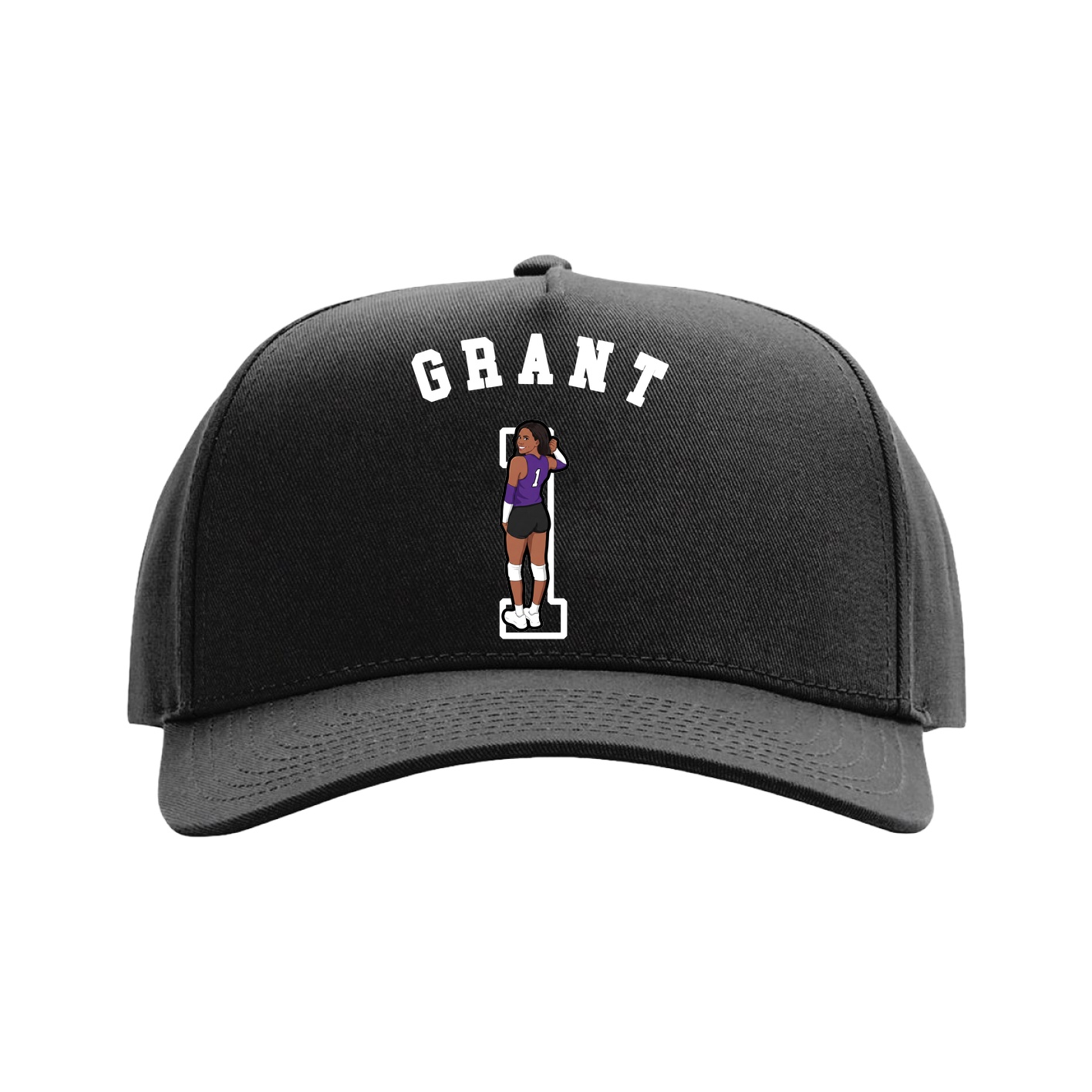 Full Fabric Five-Panel Champ Cap