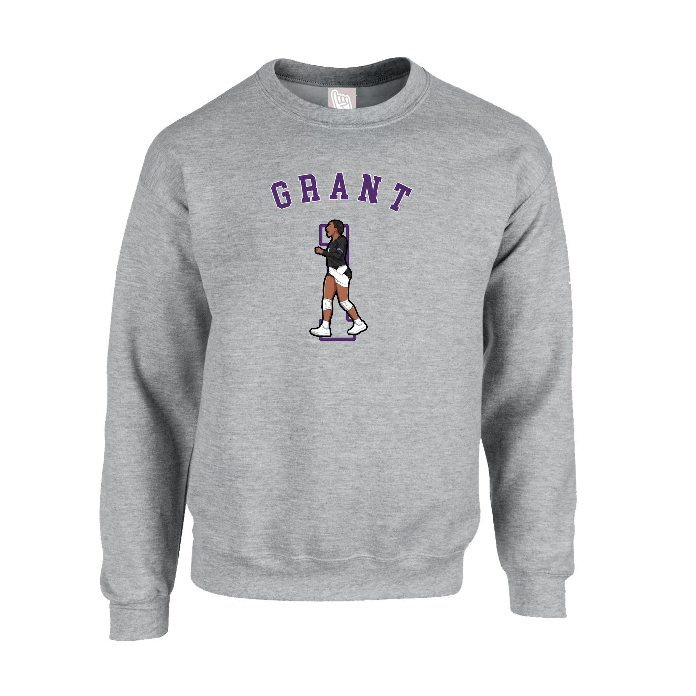 Fleece Crew — Shirsey Arch in Grey
