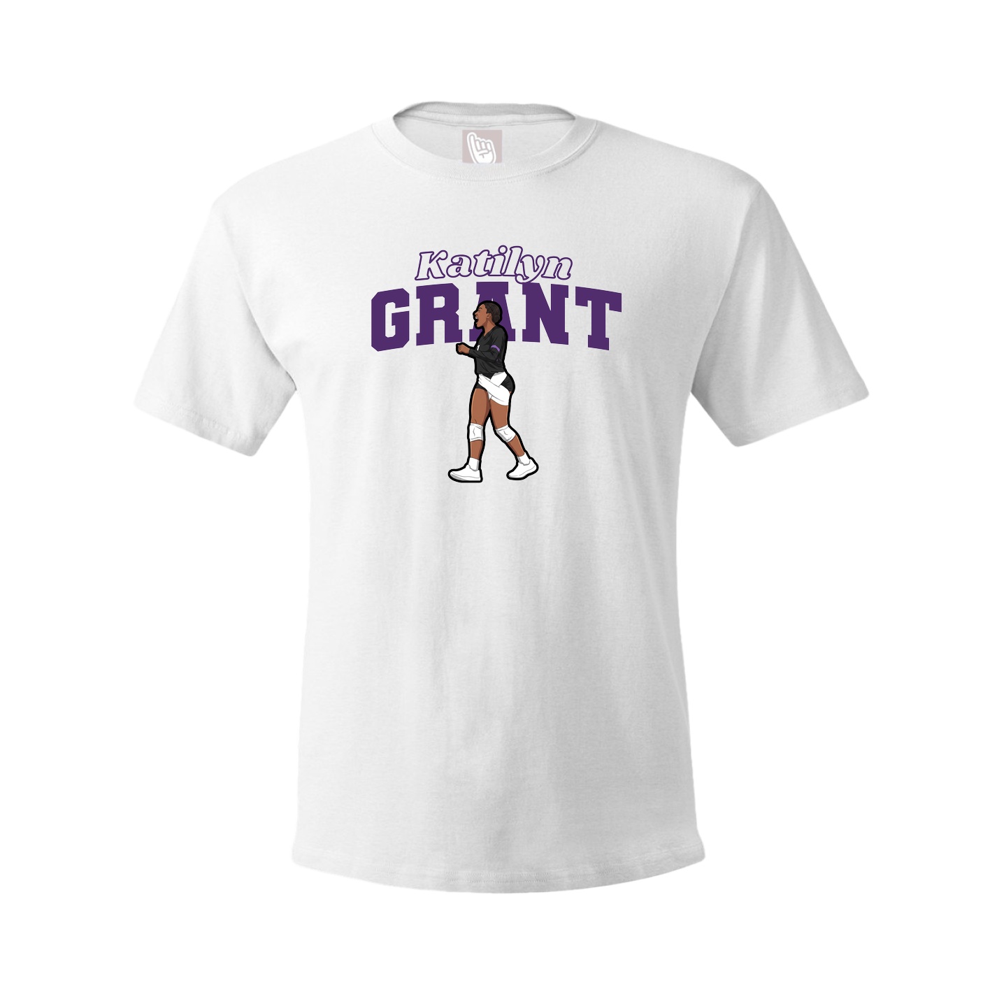 Tee — Name Arch in White