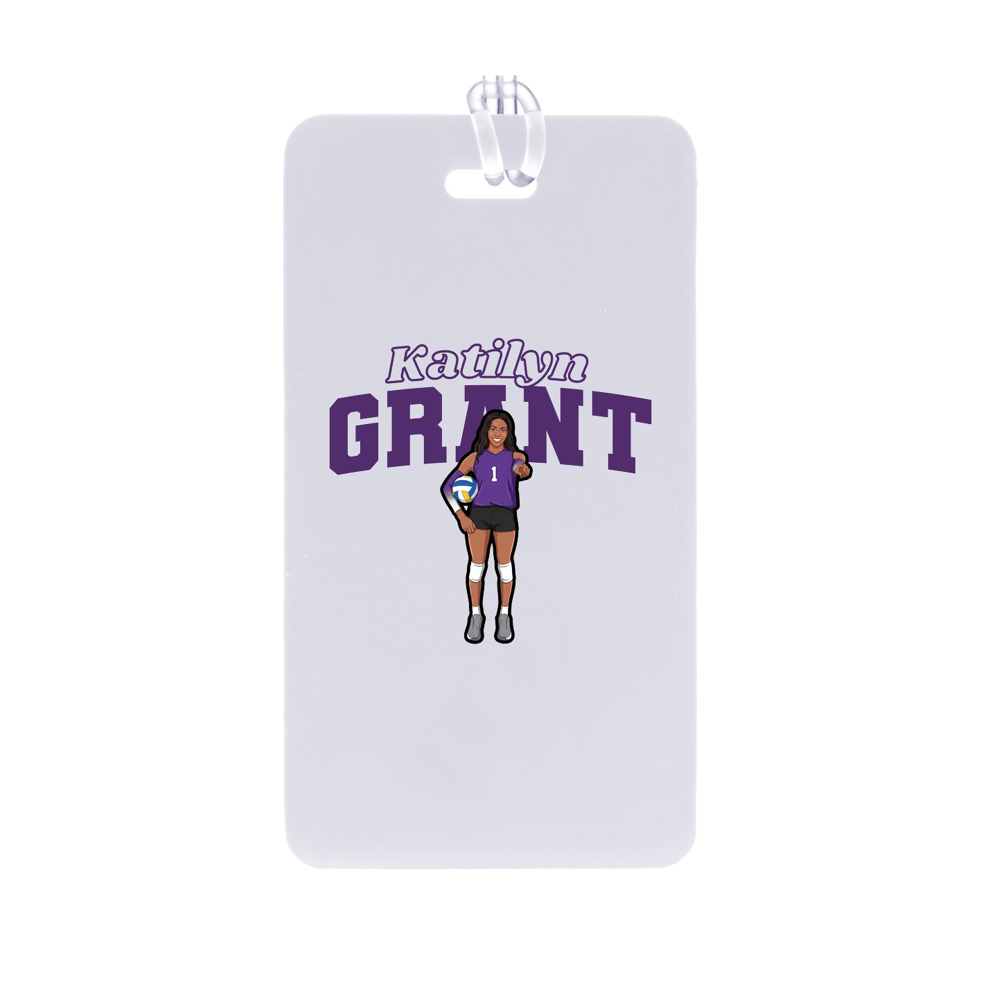 Bag Tag — Name Arch in Classic