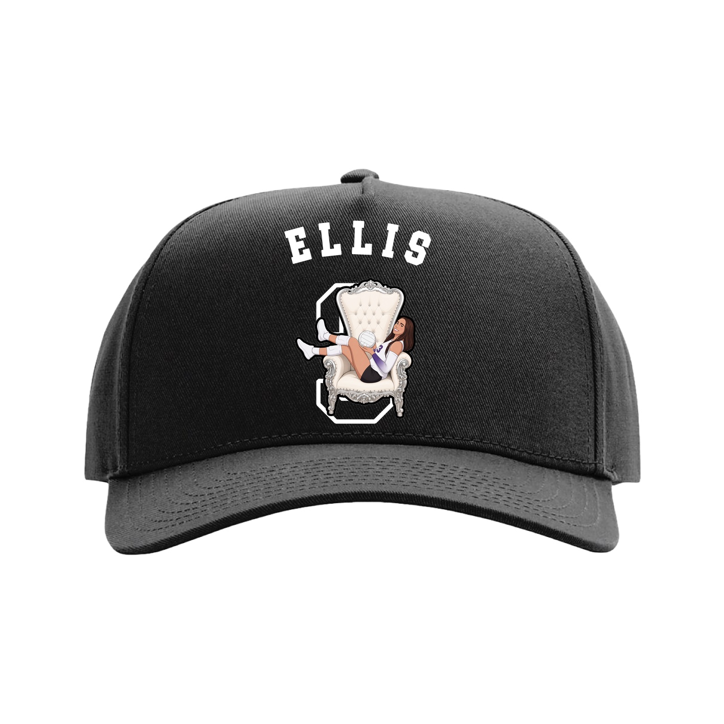 Full Fabric Five-Panel Champ Cap