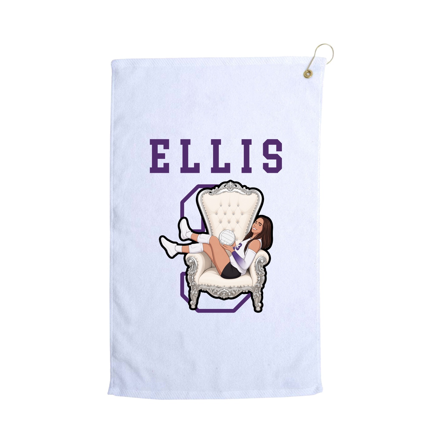 Golf Towel — Shirsey in White