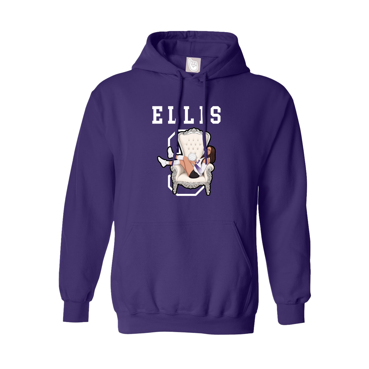 Hoodie — Shirsey in Purple